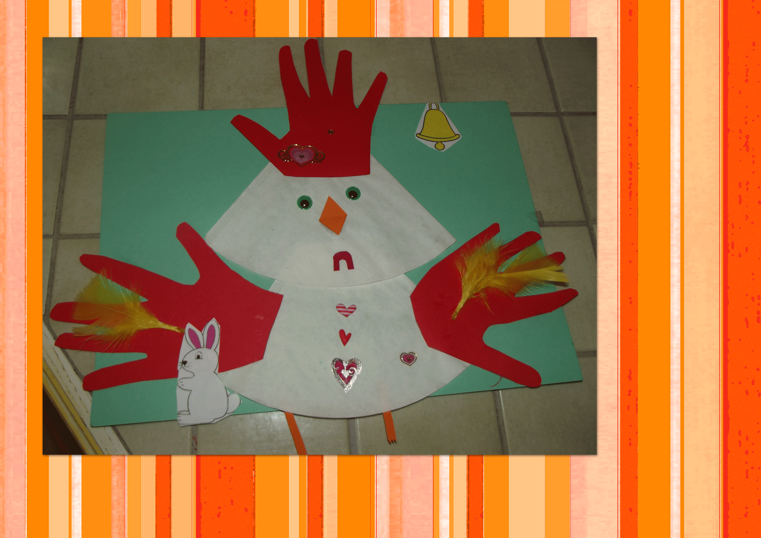 Dessiner Une Poule Avec Sa Main Poule avec des mains - Centerblog